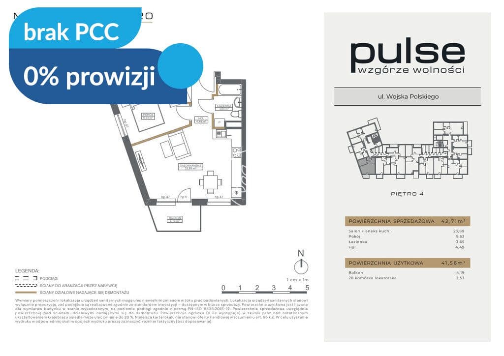 Poczuj "Pulse" miasta, Wzgórze Wolności-0%PROWIZJI