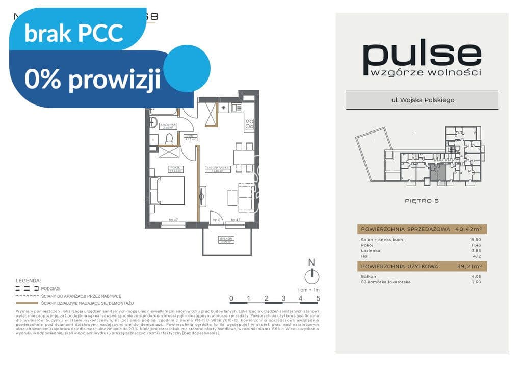 Poczuj "Pulse" miasta, Wzgórze Wolności-0%PROWIZJI