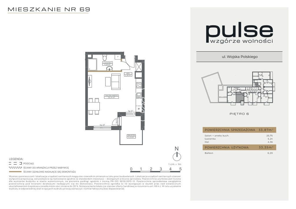 Luksusowe 6. piętro | Duży balkon | Bez PCC - zdjęcie 2