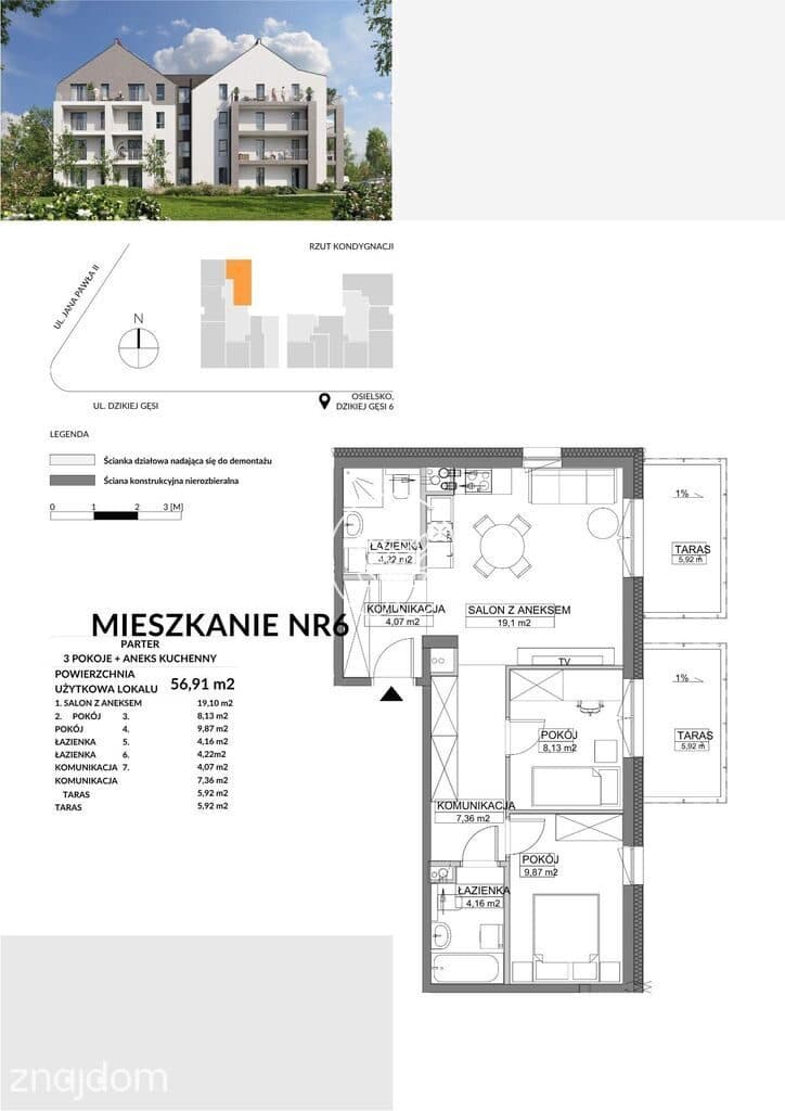 Rynek pierwotny Osielsko - od dewelopera - zdjęcie 2