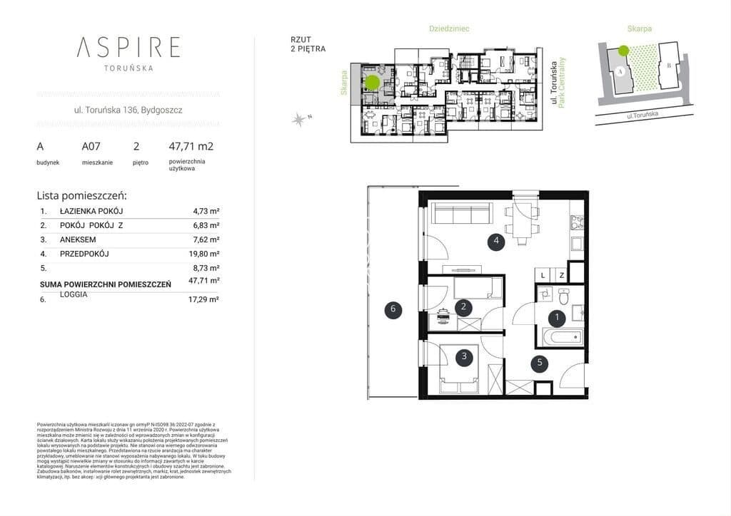 ASPIRE | 3 pokoje | Loggia-gigant 17m2 | PCC 0% - zdjęcie 2