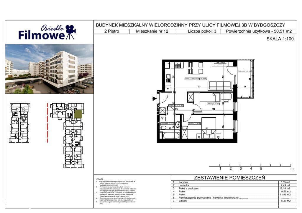 PETARDA! 50m² z balkonem | TYLKO 10 000/m² - zdjęcie 2
