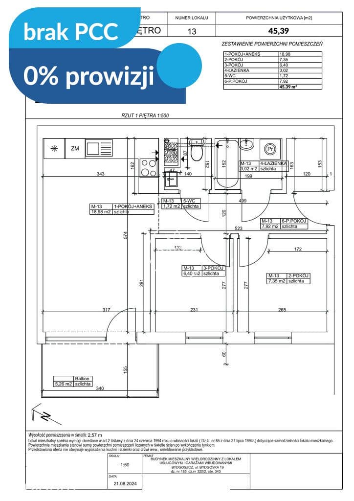 Bydgoska, Fordon, gotowe, deweloperskie-0%PROWIZJI