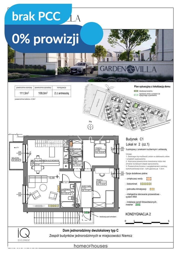 Garden & Villa w Niemczu -0% PROWIZJI