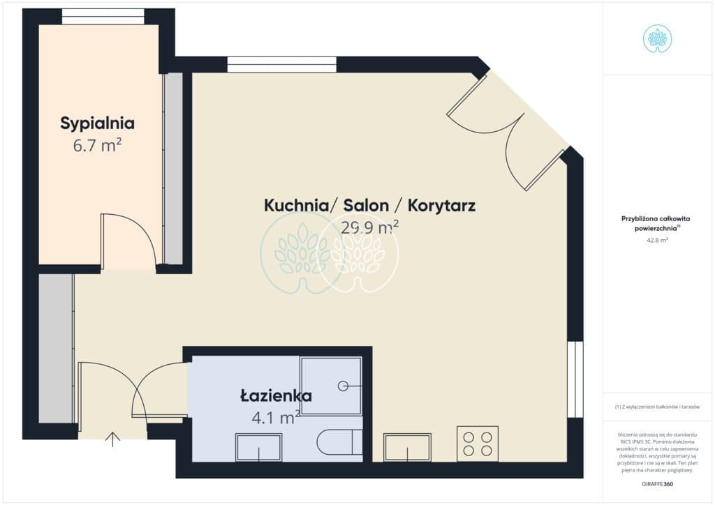 Dwupokojowy apartament przy ul. Łobżenicka 2/10 - zdjęcie 12