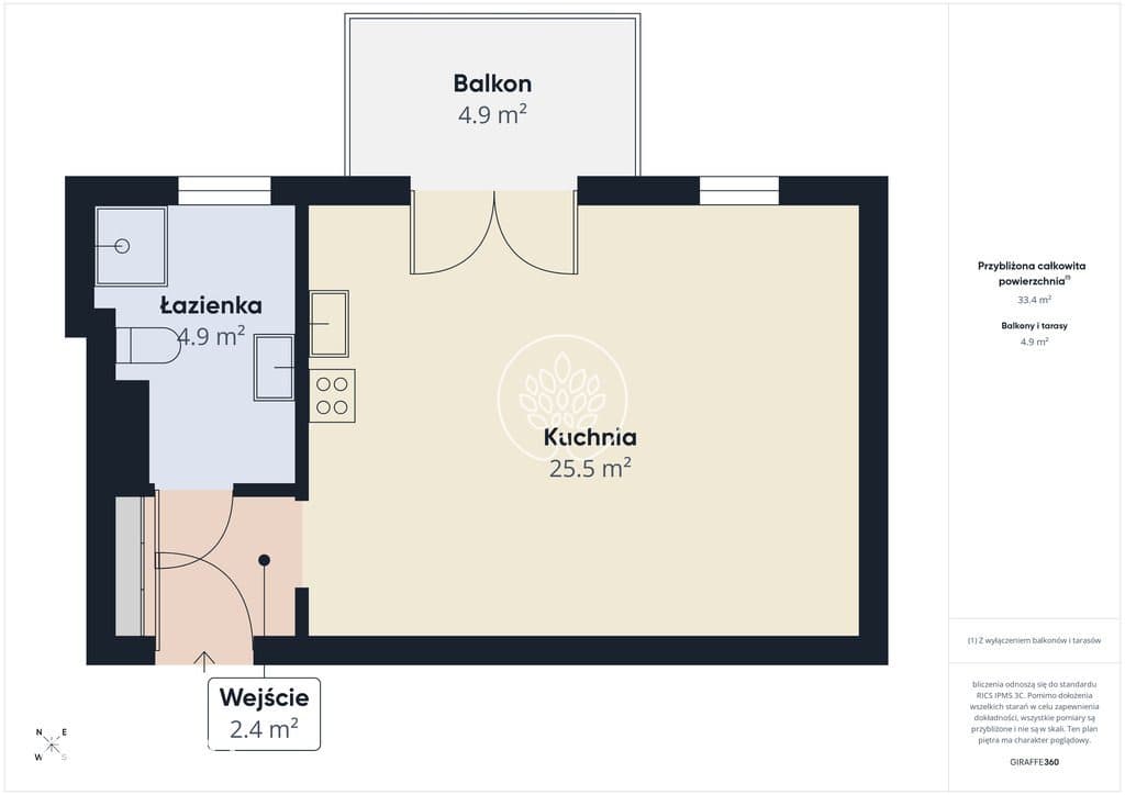 Błonie 35m2 NAJLEPSZY WIDOK W MIEŚCIE - zdjęcie 12
