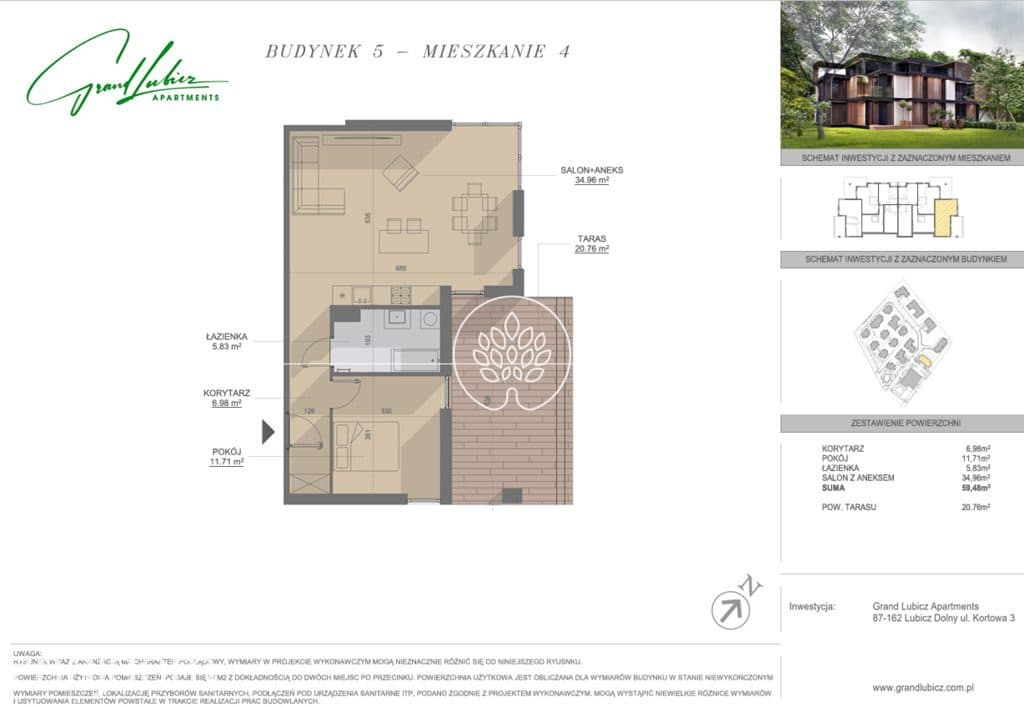 Przestrzeń i duży taras – Grand Lubicz Apartments - zdjęcie 5