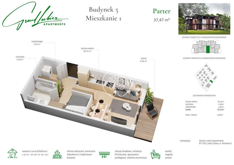 Kompaktowy apartament z ogródkiem - zdjęcie 3