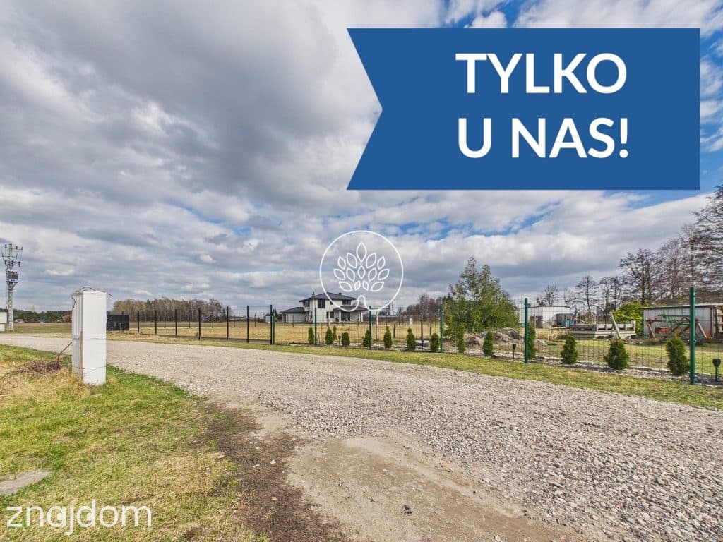 Działka w Obórznia  z WZ, prąd, woda