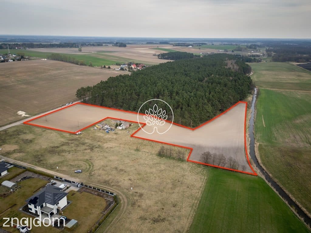 Działka inwestycyjna 1,67 ha WZ 8 domów