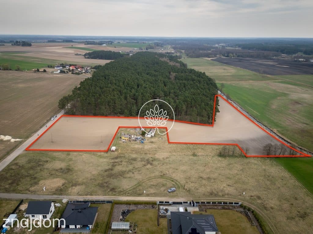 Działka inwestycyjna 1,67 ha WZ 8 domów - zdjęcie 3