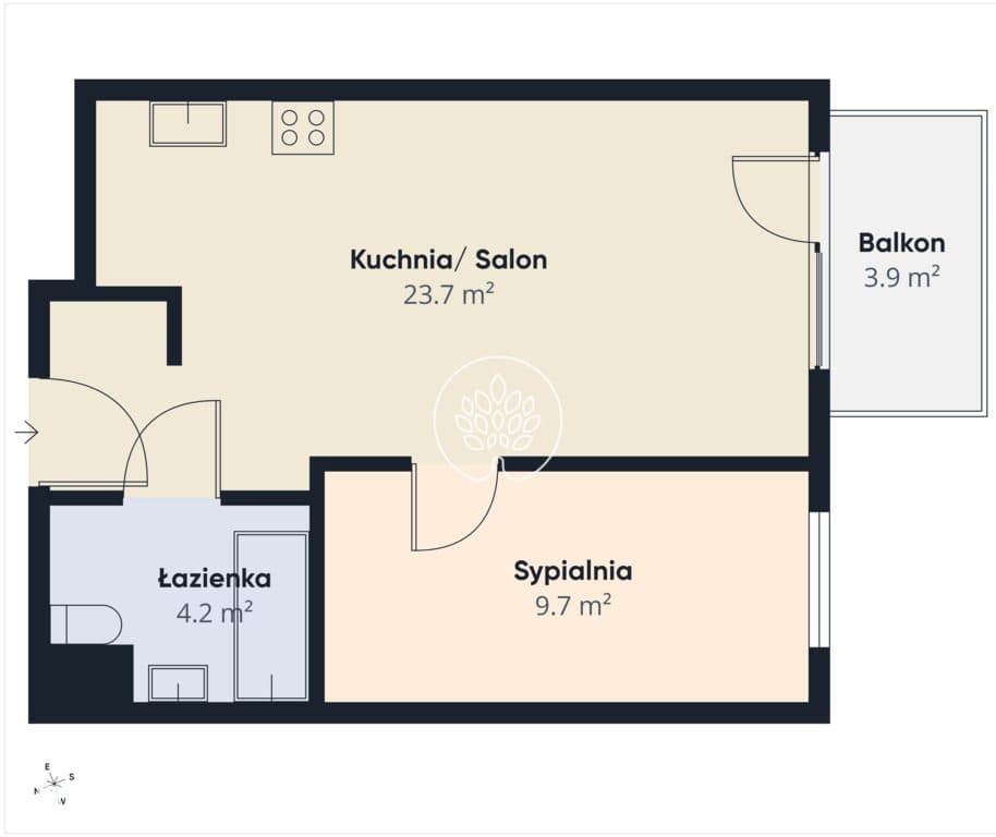 Nowoczesne 2 pokoje – Apartamenty Enklawa - zdjęcie 2
