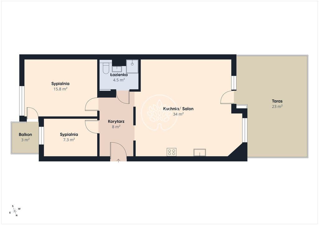 Kameralne osiedle | Duży taras + Balkon | Parking - zdjęcie 15