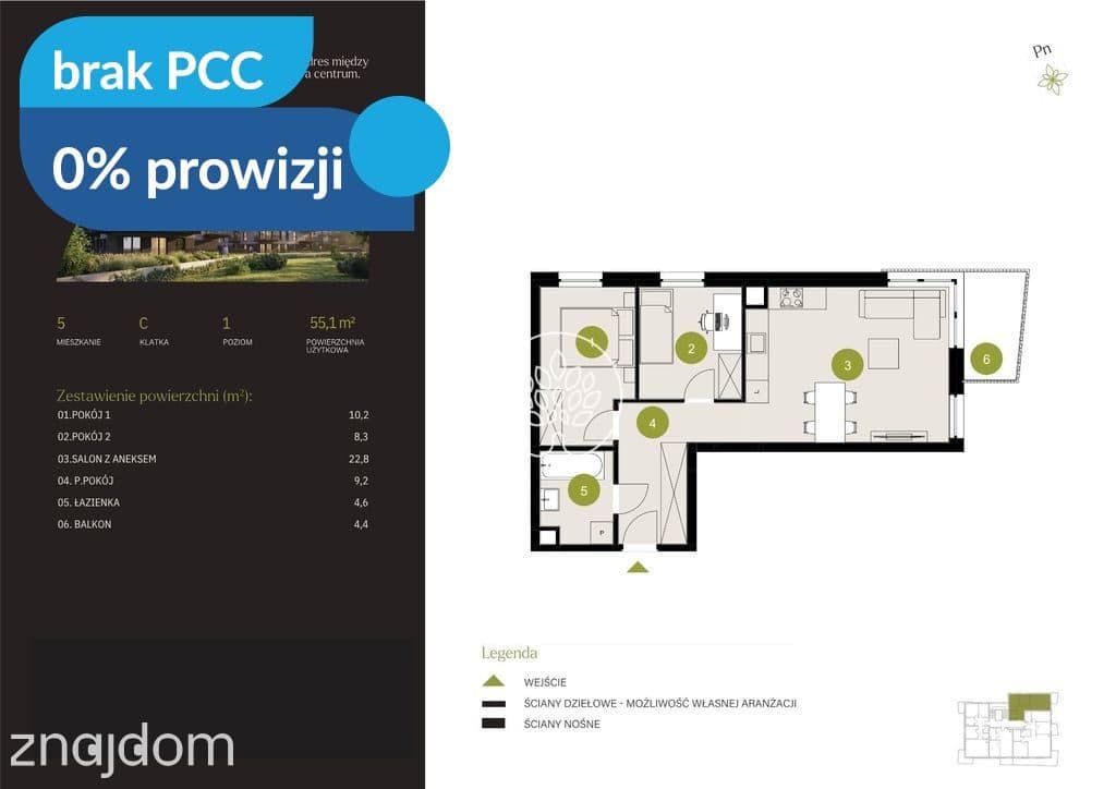 Kameralne Czyżkówko- 0% PROWIZJI