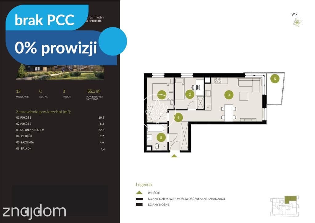 Kameralne Czyżkówko- 0% PROWIZJI