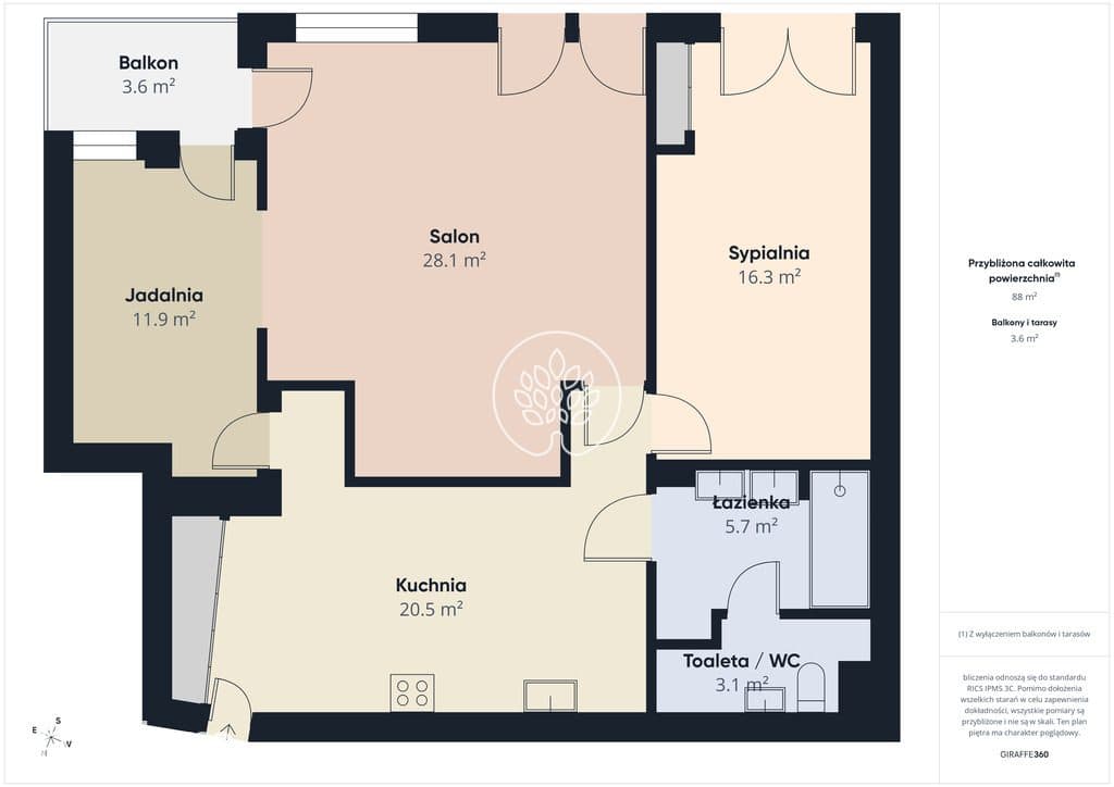 Górny Mokotów / Wysoki standard / 91 m2 - zdjęcie 20