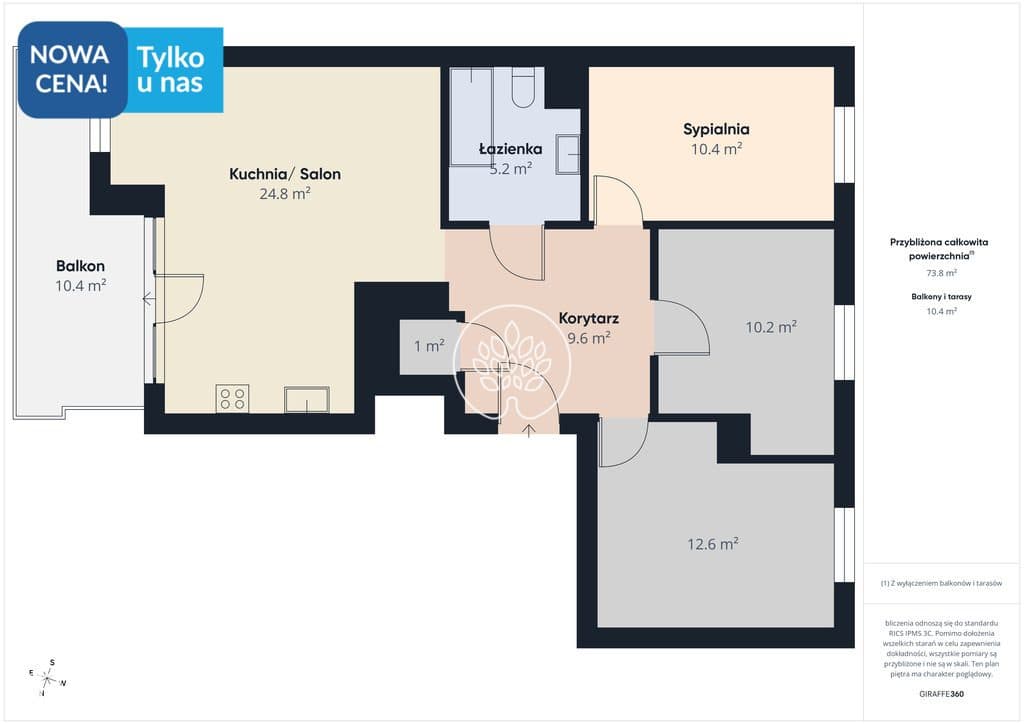 74 m² | 4 pokoje | Nowoczesny Fordon - zdjęcie 20
