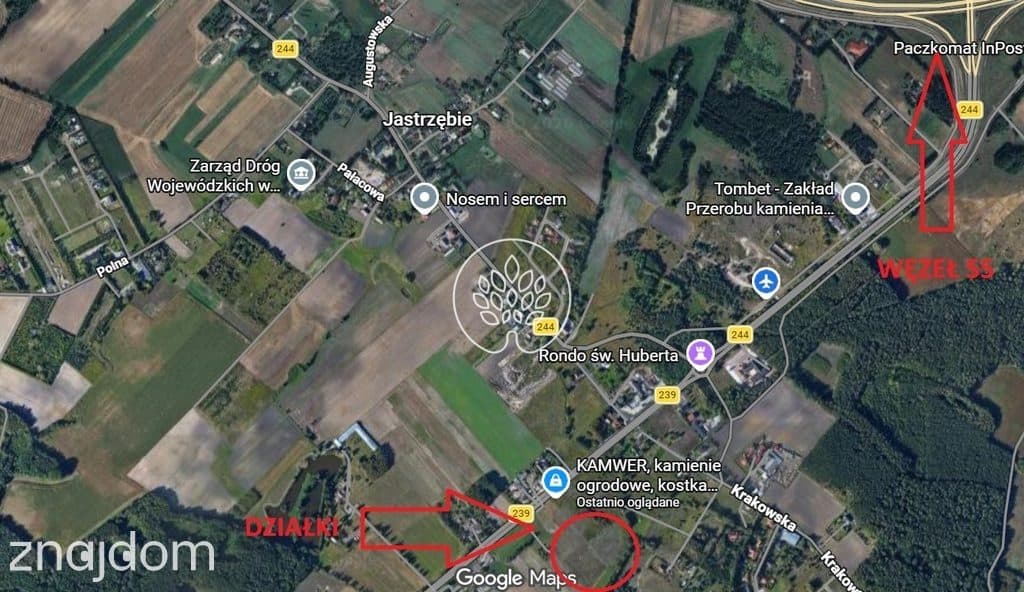 Przy Szosie Gdańskiej, Żołędowo, Inwestycja działk