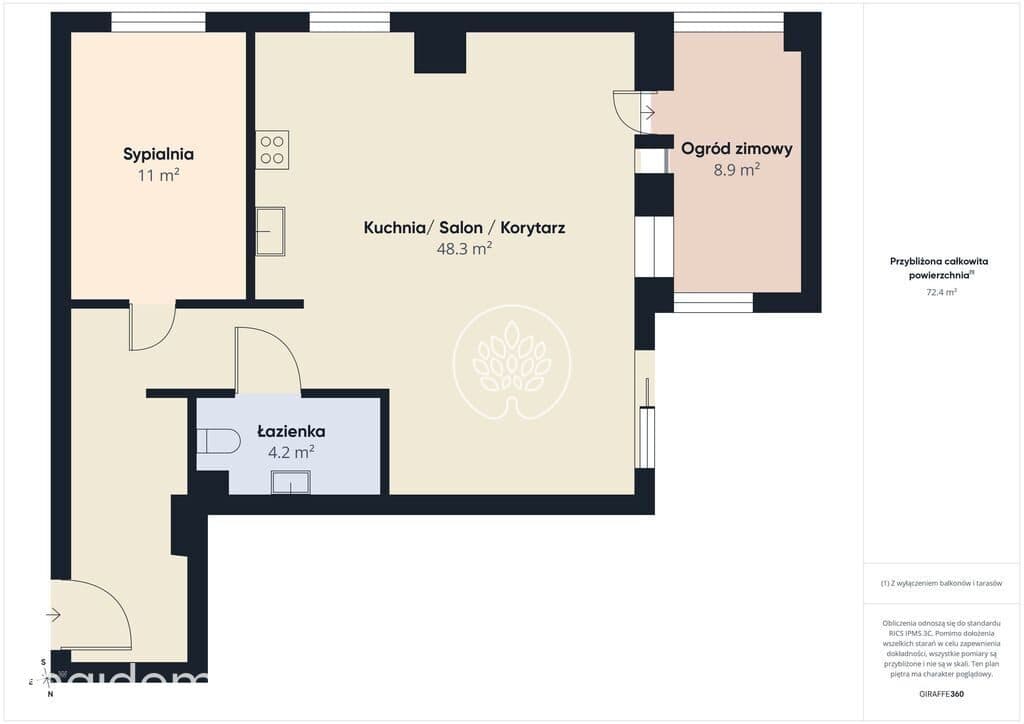 2 pokoje  w apartamentowcu centrum miasta - zdjęcie 14