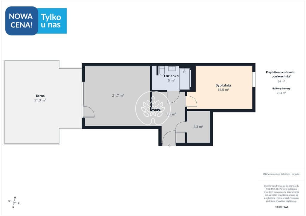 Nowe 2 pokoje z ogródkiem 31m² i garderobą - zdjęcie 11