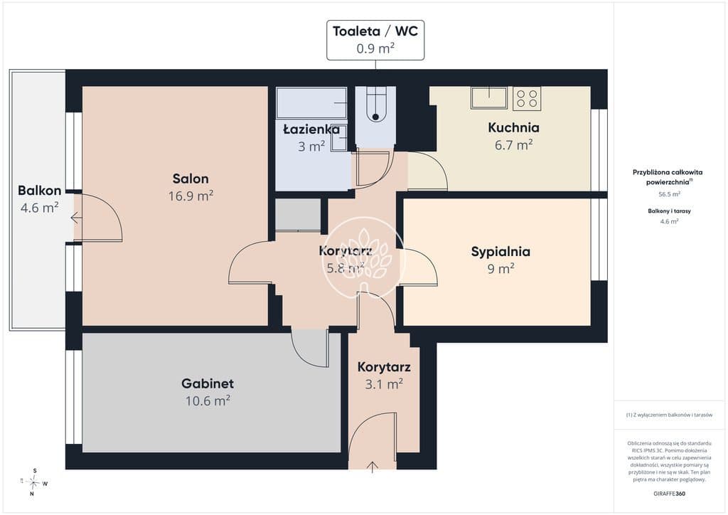 57 m² | 3 pokoje | Fordon I WINDA 2023 - zdjęcie 4