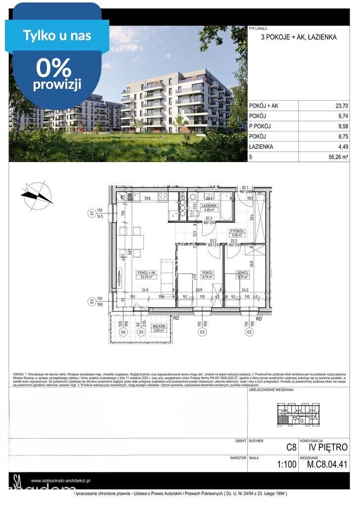 Mieszkanie w Fordonie nad Wisłą