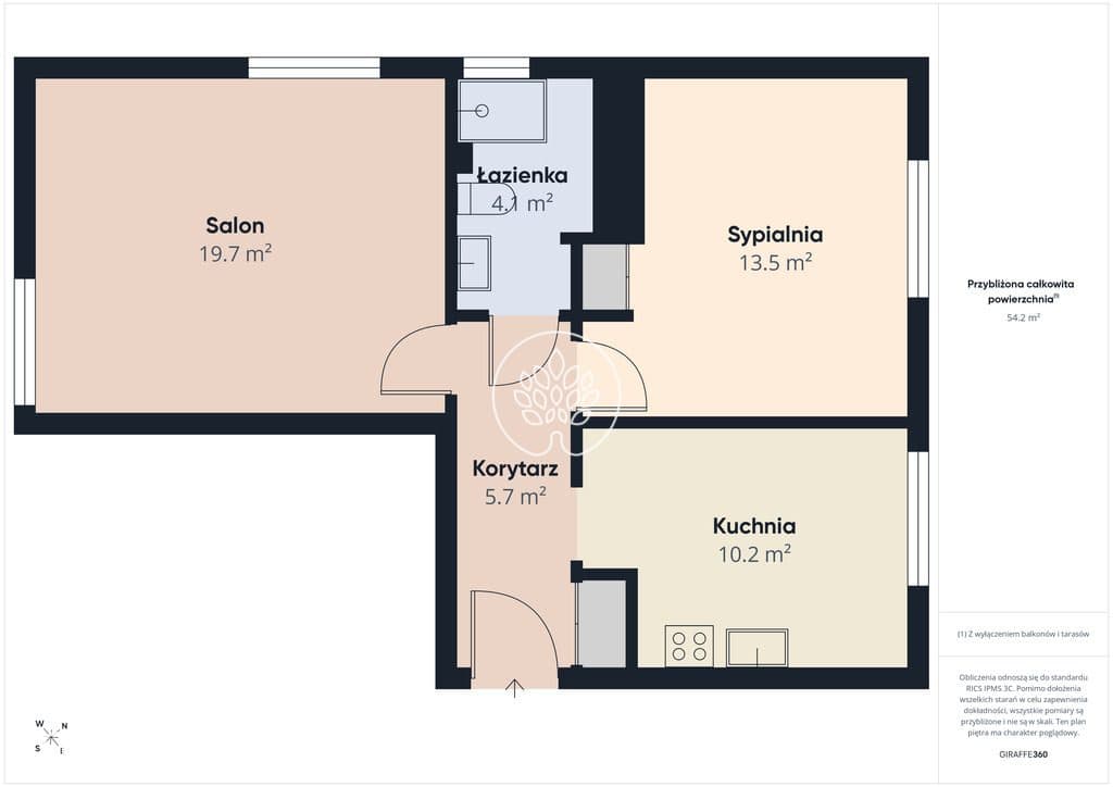 Centrum Torunia | 2 pokoje | 54,27 m² - zdjęcie 12