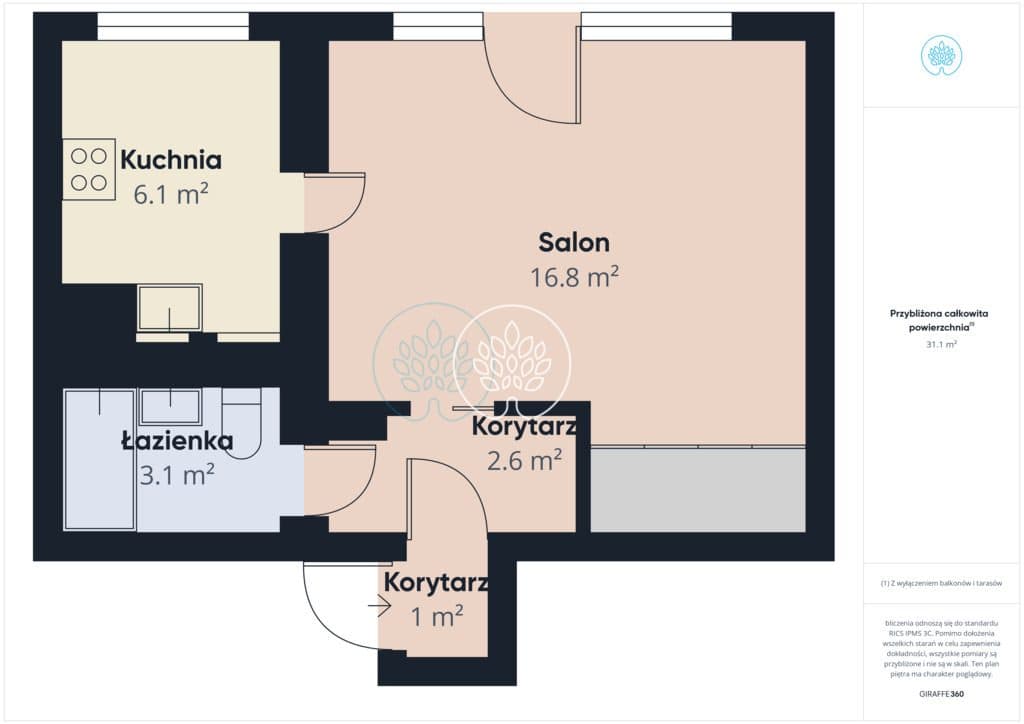 Kawalerka, loggia, piwnica, blok, parking Bełzy - zdjęcie 14