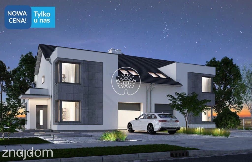 Nowoczesny bliźniak w Osielsku | 132,5 m² | 500 m²