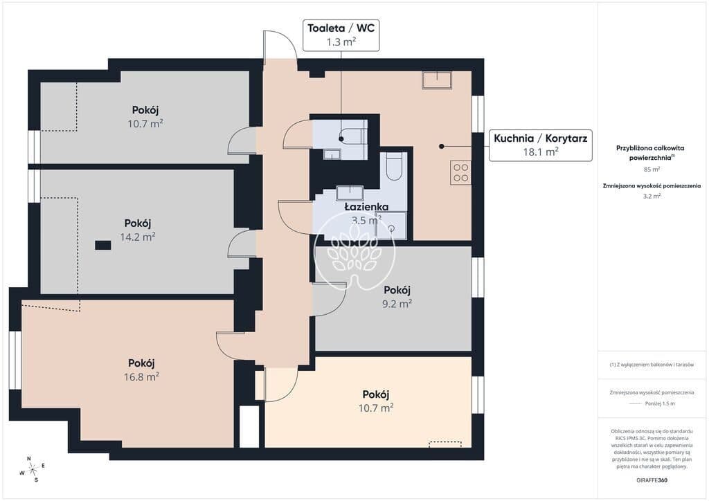 5 Pokoi! Mieszkanie inwestycyjne po remoncie! 85m² - zdjęcie 11