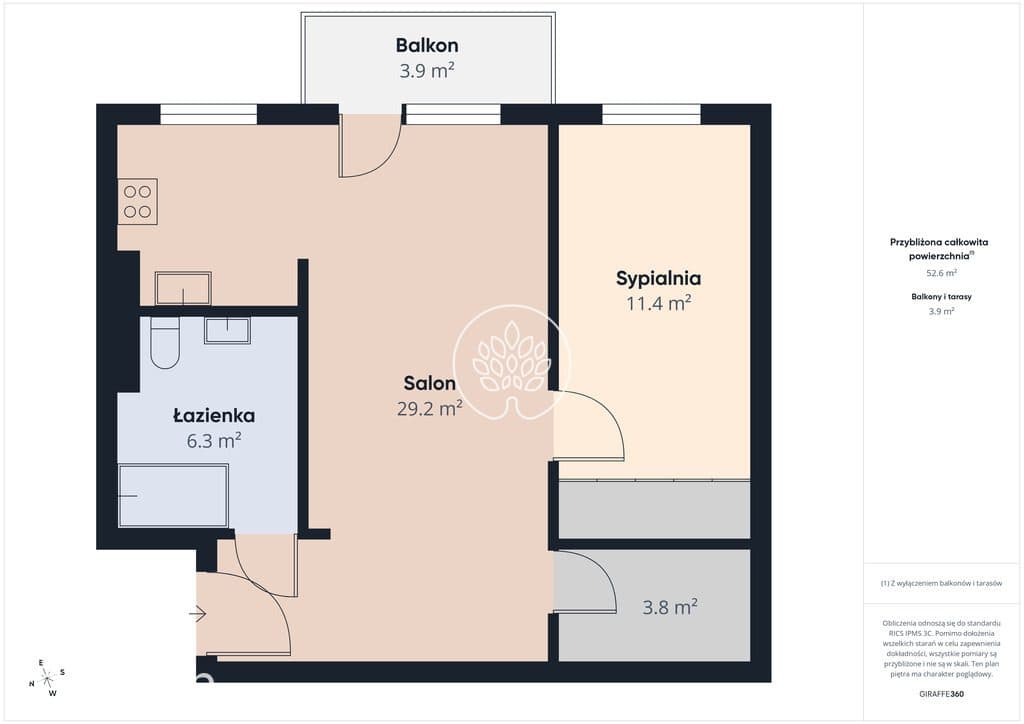 2 pokoje z garderobą i balkonem | Podgórz - zdjęcie 14