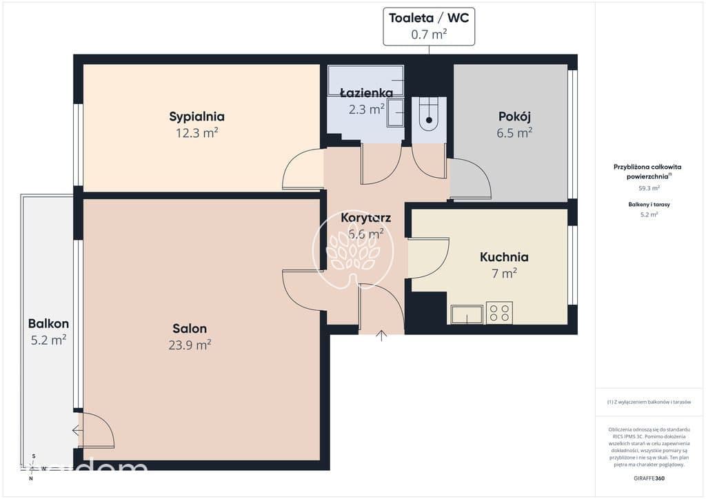 Szwederowo | 60 m² | Loggia | Duży potencjał - zdjęcie 18