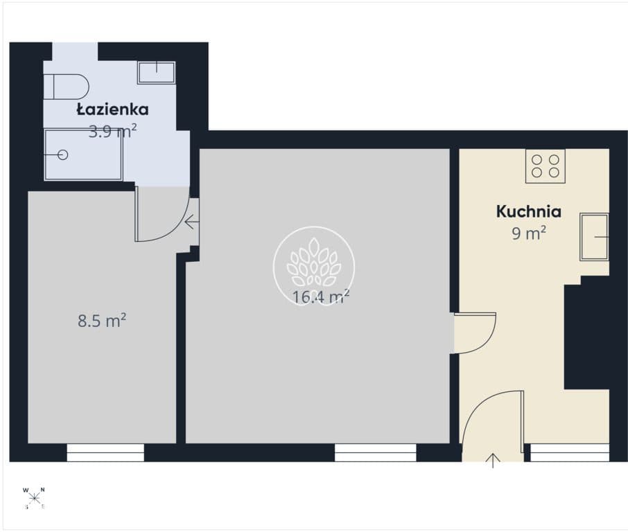 Dwa pokoje 42m2 - zdjęcie 8