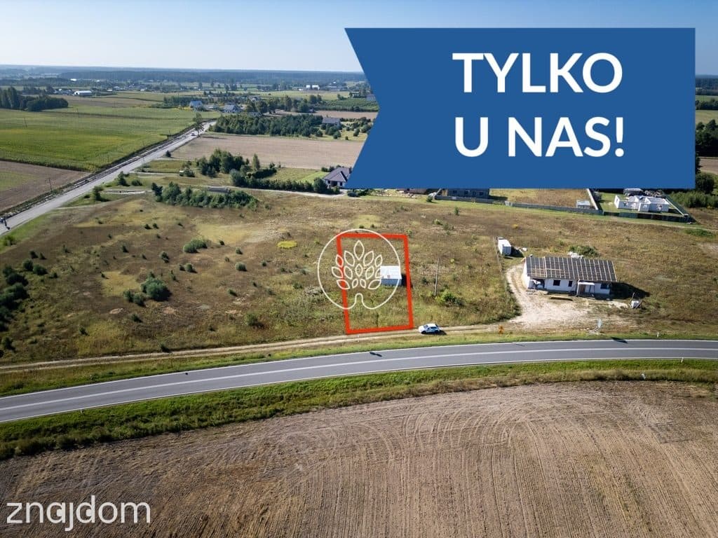 Stronno działka budowlana 1224m2 z WZ 95 000 zł