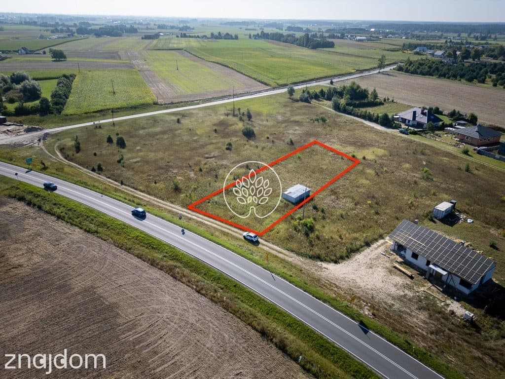 Stronno działka budowlana 1224m2 z WZ 95 000 zł - zdjęcie 3