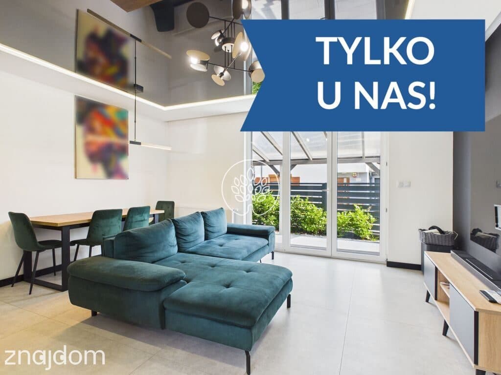 Dom szeregowy 82 m², garaż w bryle, nowy 2023