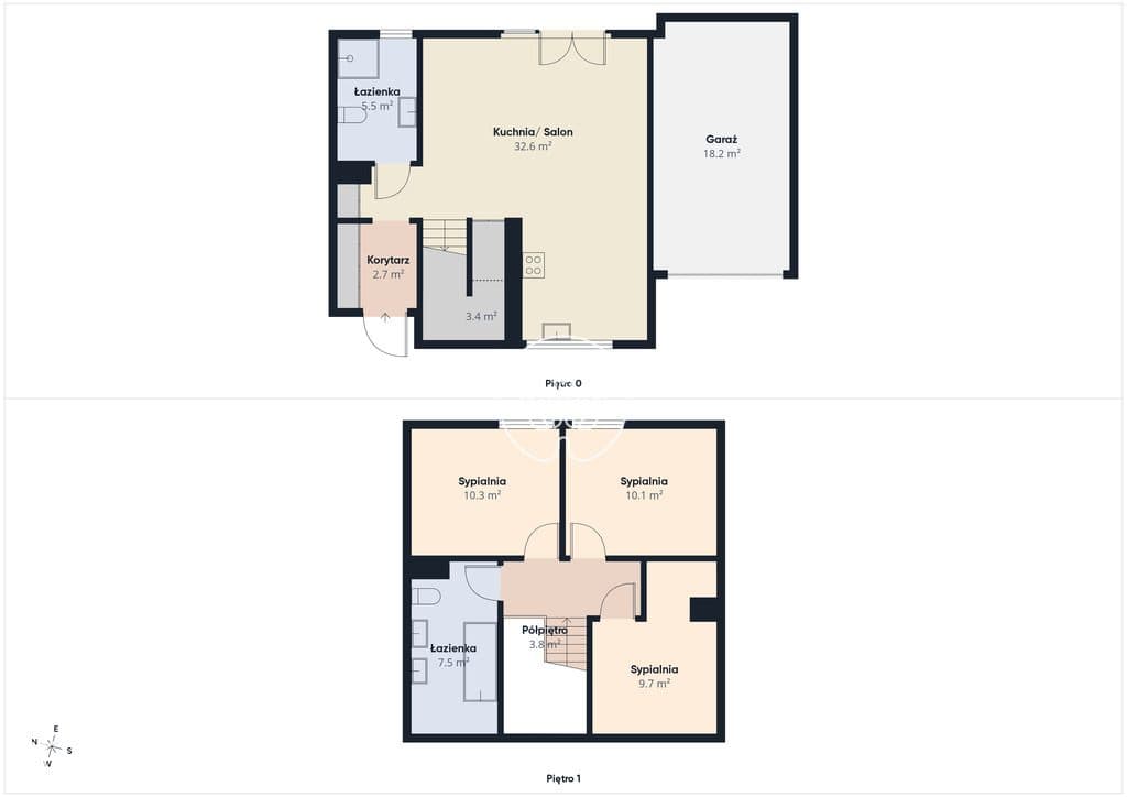 Dom szeregowy 82 m², garaż w bryle, nowy 2023 - zdjęcie 15