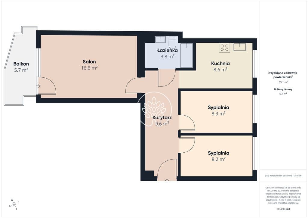 3 pokoje | Balkon | Klimatyzacja | Podgórz - zdjęcie 12