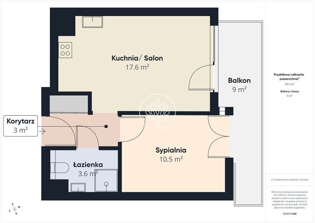 Duży balkon / Klimatyzacja / Obok Arkadii - zdjęcie 17