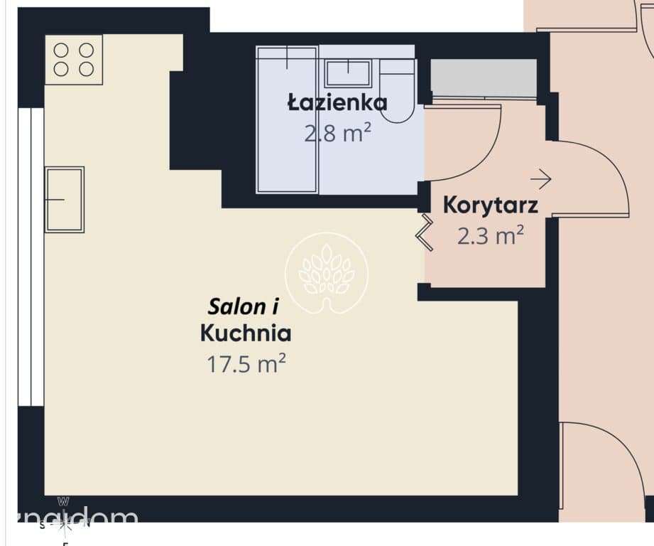 Serce Błonia .Kawalerka. Parter. - zdjęcie 8