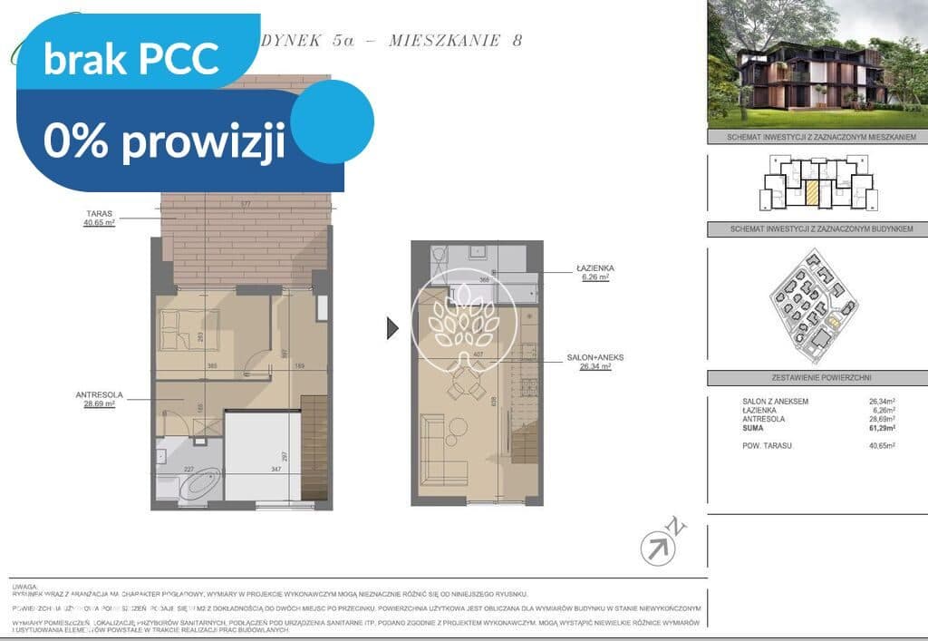 Grand Lubicz Apartments | antresola + taras 40 m²