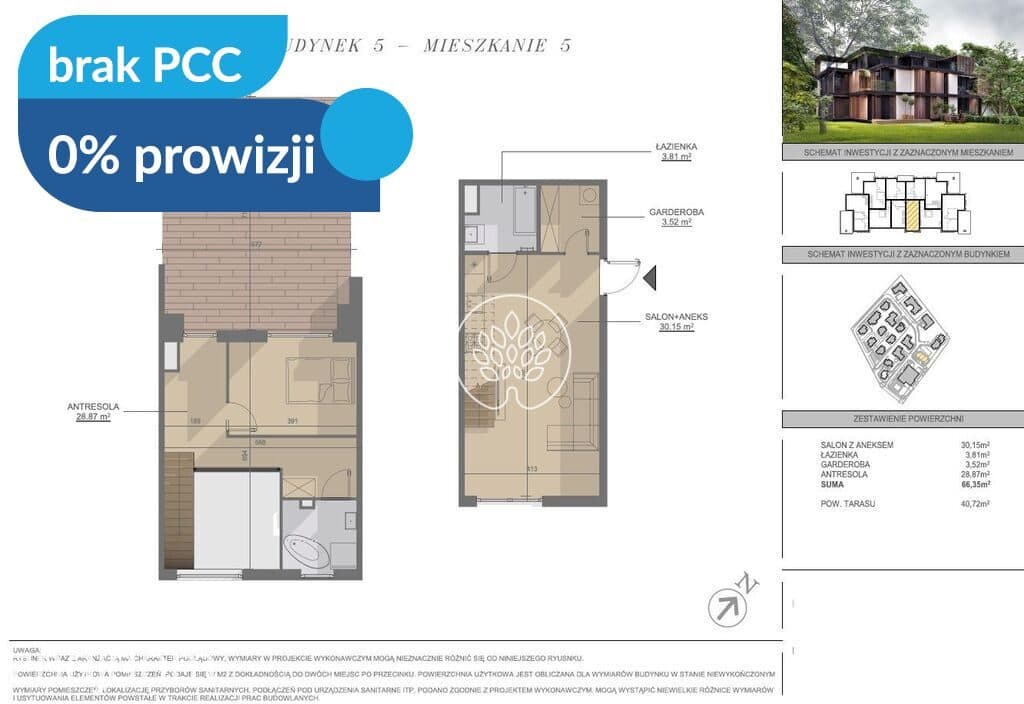 Grand Lubicz Apartments | antresola i taras!