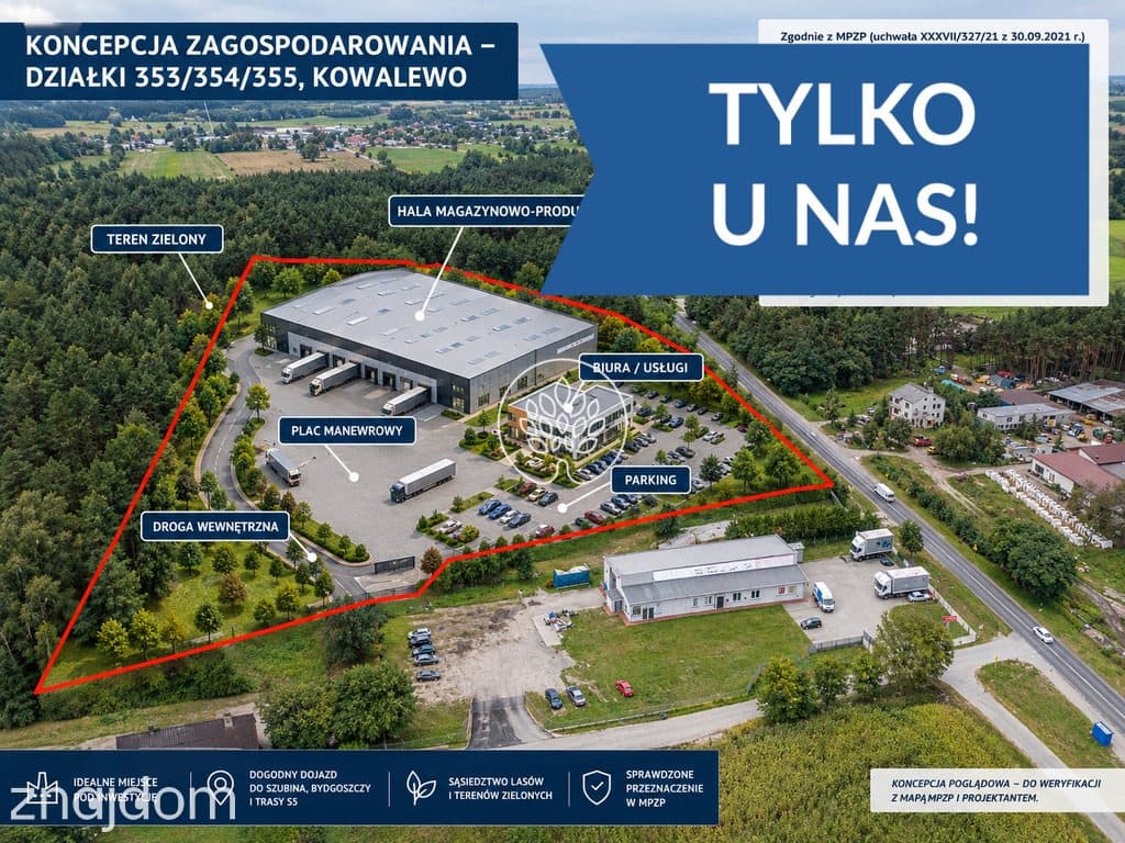 Działki inwestycyjne 11 900+ m² | Kowalewo, Szubin