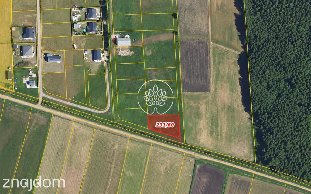 Działka budowlana 1224 m² – Kruszyn Krajeński