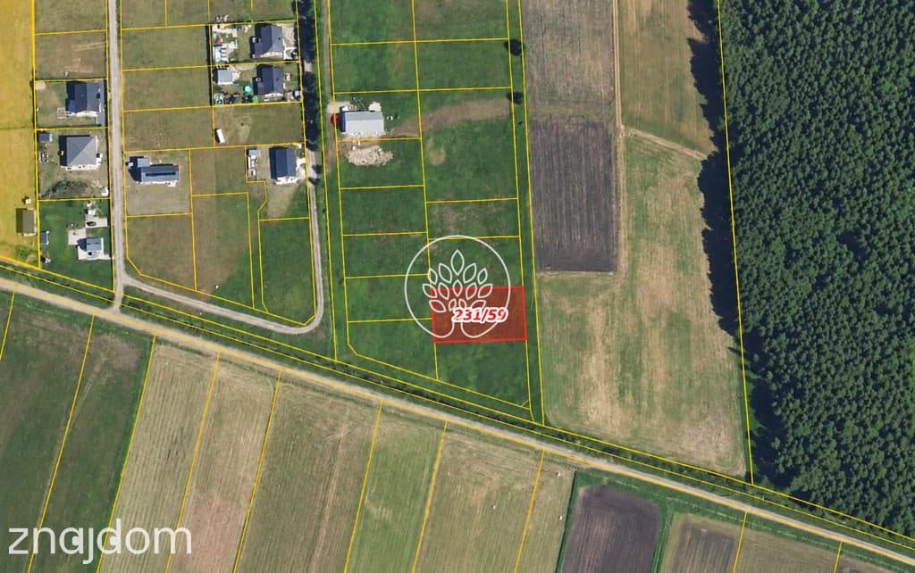 Działka budowlana 1177 m² – Kruszyn Krajeński