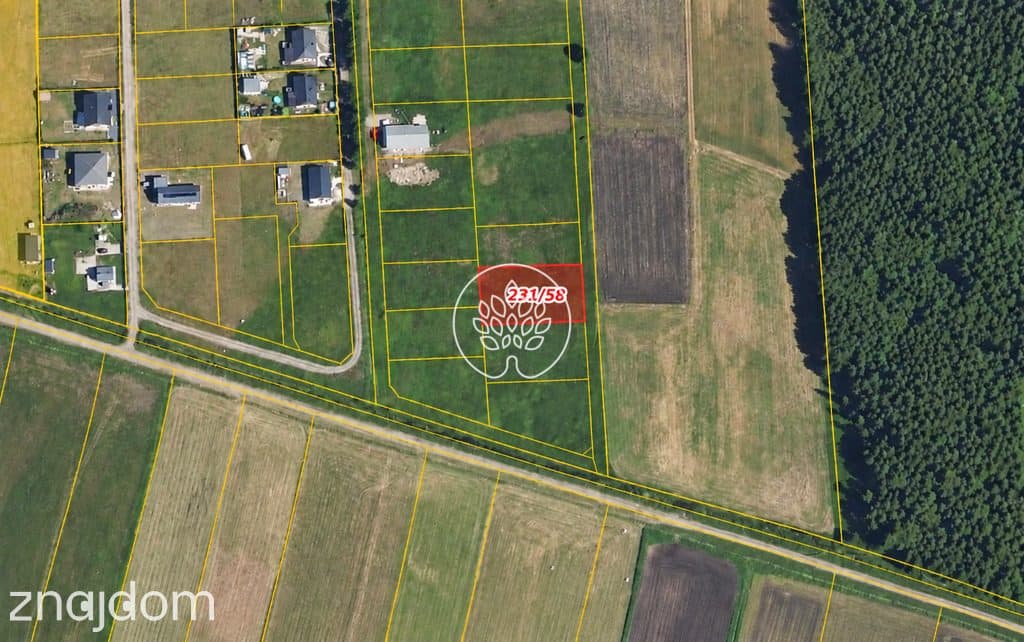 Działka budowlana 1171 m² – Kruszyn Krajeński