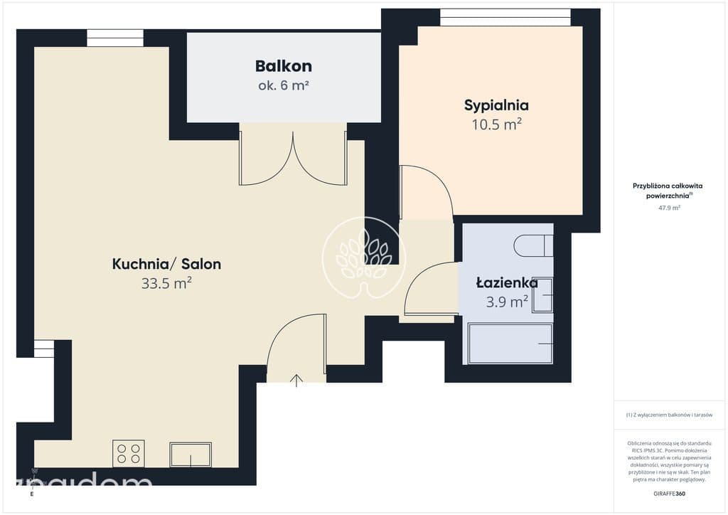Urzecze 50m² 2 pok balkon 659k nowe - zdjęcie 10