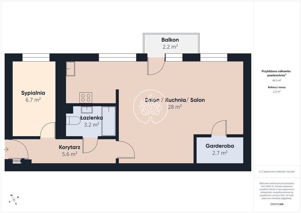 HIT WIlczak 2 pokoje, garderoba, parter, balkon! - zdjęcie 13