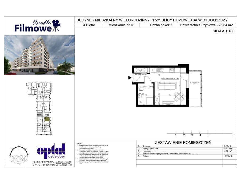Kawa na własnym balkonie smakuje lepiej! Przytulne 26 m² - zdjęcie 2