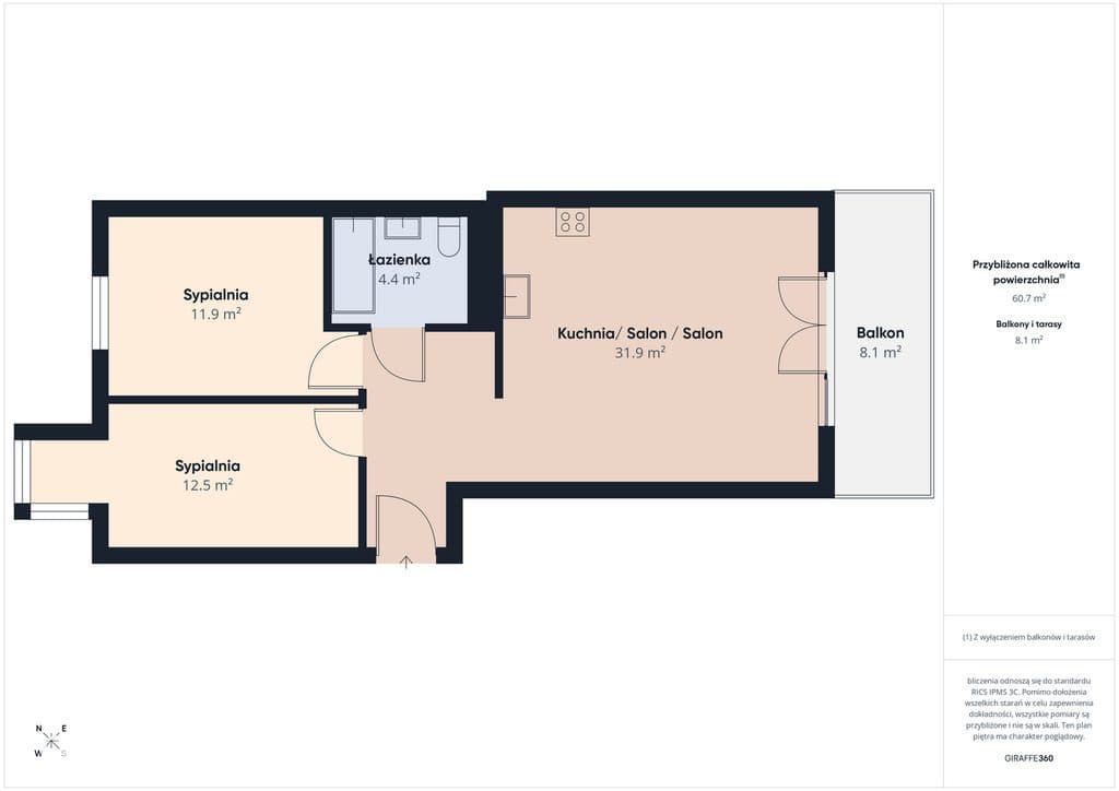 klimatyczne 3-pok/BALKON/PARKING/WYSOKI STANDARD - zdjęcie 20